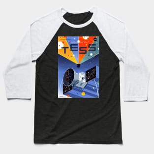 TESS Mission Poster Baseball T-Shirt